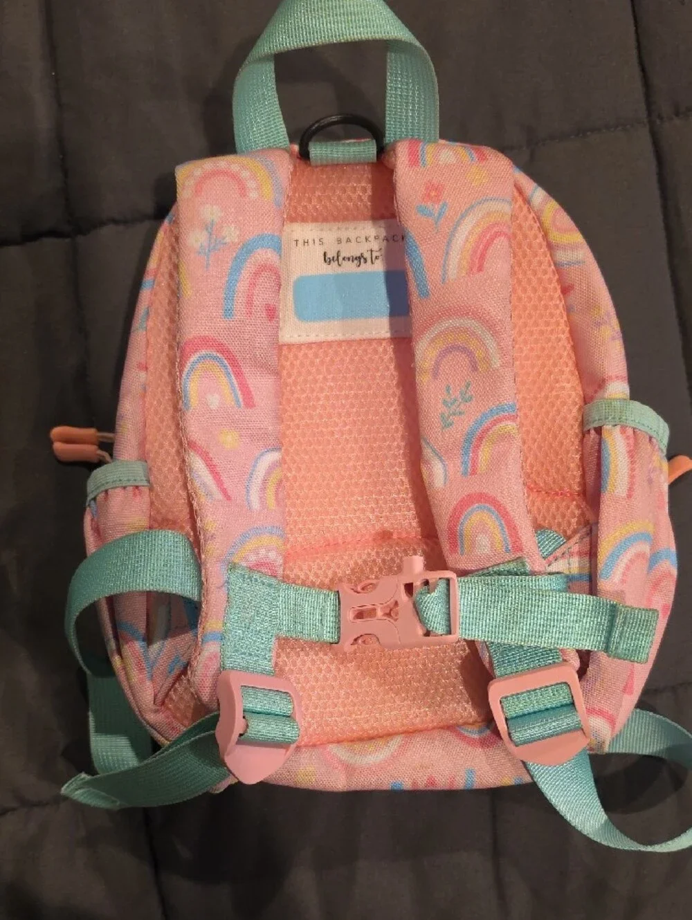 Pink Rainbow Toddler Backpack